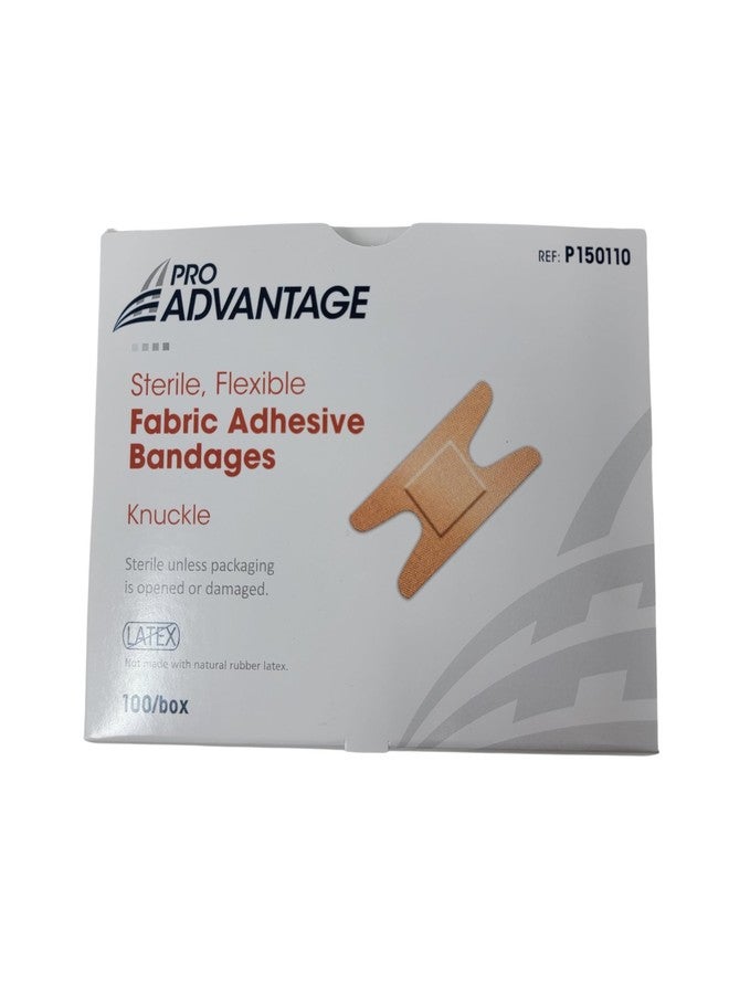 ProAdvantage PRO ADVANTAGE FABRIC ADHESIVE BANDAGE - Adhesive Bandage, Knuckle Bands, 1½" x 3", 100/bx - Image 1